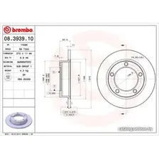 Тормозной диск Brembo 08393910