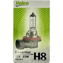 Галогенная лампа Valeo H8 Essential 1шт