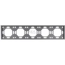 Рамка пятиместная  STEKKER Эмили PFR00-5005-10 платиново-серый (49966)