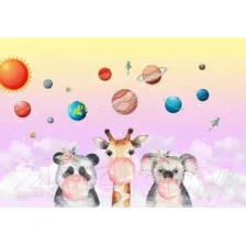 Фотообои листовые Citydecor Bubble Gum 7 (200x140см)