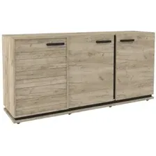 Тумба Глазов Oslo 5 (дуб серый craft/черный)