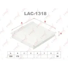 Салонный фильтр LYNXAUTO LAC-1318 OPEL Combo 12>, SUZUKI Swift IV-V 10>, FIAT Doblo