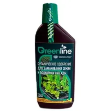 Удобрение органическое для выращивания рассады Гринлайн (Greenline), 485 мл.