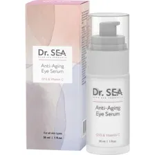 Сыворотка для глаз Dr.Sea Антивозрастная, с Q10 и витамином С, 30 мл