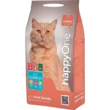 Сухой корм для кошек HappyOne Cat Salmon с эффектом вывода шерсти (2кг)