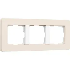 Рамка Werkel Split W0033066 (айвори/белый, Soft-Touch)