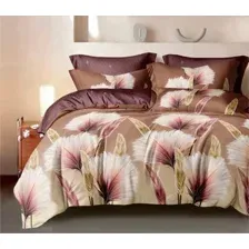Комплект постельного белья Luxsonia Колоски Поплин 2сп 70x70 / Ви28-0351/220 (на резинке)