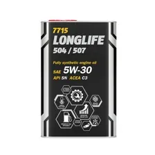 Моторное масло MANNOL Longlife 504/507 5W-30 7715, 5л / 99646