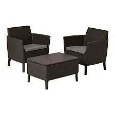 Набор садовой мебели Salemo Balcony set коричневый