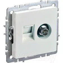 Розетка IEK Brite BR-AK20-1-K36 (жемчуг)