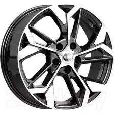 Литые диски K&amp;K КС1062 17x6.5" 5x114.3мм DIA 54.1мм ЕТ 50мм Алмаз черный
