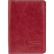 Обложка на паспорт Poshete 604-131-V-K/NP-RED (красный)
