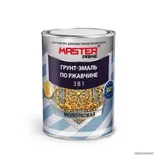 Грунт-эмаль Master Prime Молотковая 3 в 1 0.9 л (изумруд)