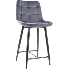Стул Signal Chic H-2 Velvet (bluvel 14 серый/черный)