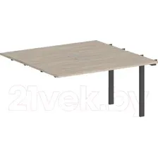Комплект столов модульных Norden 120x123.8x75 / SG.211.OL.63.AN (антрацит/дуб светлый)