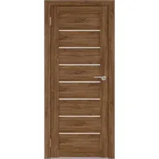 Межкомнатная дверь Юни Бона 01 70x200 (дуб стирлинг/стекло белое)