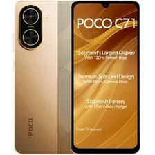 Смартфон POCO C71 4GB/128GB (золотой)