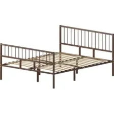 Кровать Домаклево Металика В4+В3 180х190 (коричневый)