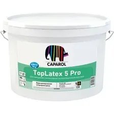 Краска Caparol TopLatex 5 Pro База 1. 2.5 л (белый)
