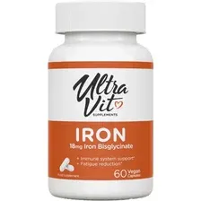 Минерал UltraVit Supplements. Железо (60 капсул)