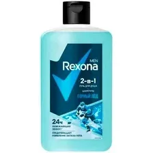  Rexona Гель для душа и шампунь Men 2 в 1 Горный лед 490 мл