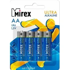 Батарейка Mirex Ultra Alkaline AA 4 шт LR6-E4