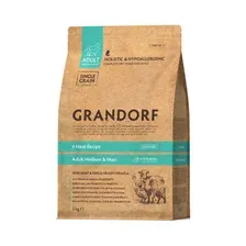 Сухой корм для собак GRANDORF Probiotic Adult Medium&amp;Maxi 4 Meat 3 кг (5407007851126)