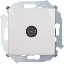 Розетка телевизионная Simon 1591475-031 (слоновая кость)