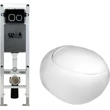 Унитаз подвесной WeltWasser Amberg 350 ST + Jeckenbach 004 GL-WT + Amberg RD-BL
