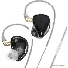 Наушники KZ Acoustics ZEX Pro (с микрофоном, черный)