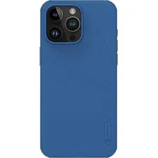 Чехол для телефона Nillkin Super Frosted Shield PRO MagSafe для iPhone 15 Pro (синий)