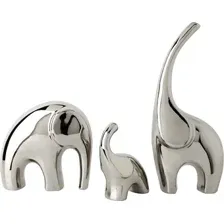 Набор статуэток Merry Bear Home Decor Слоники серебро 30001465