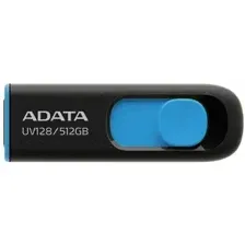 USB Flash ADATA DashDrive UV128 512GB (черный/синий)