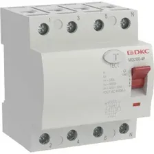 Устройство защитного отключения DKC Yon Max MDL100 4P 30mA 63A