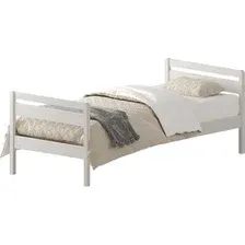 Кровать Домаклево Лето 80x190+Н3+Н3 (белый)