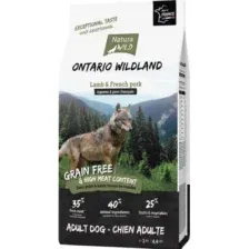 Сухой корм для собак Natura Wild Dog Ontario Wildland с ягненком и французской свининой / 795165 (2кг)