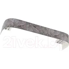 Карниз для штор Legrand Стоун с поворотами 7см 3.0м 2р 58101269 (марбель)