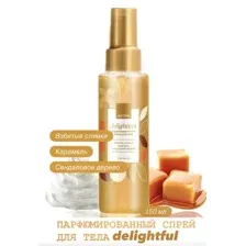 Спрей для тела Avon Delightful Взбитых сливок, карамели и сандалового дерева (150мл)