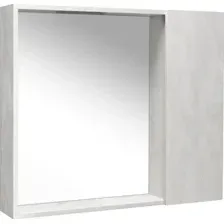 Viant Шкаф с зеркалом для ванной Берлин 80 VBER80C-ZSH