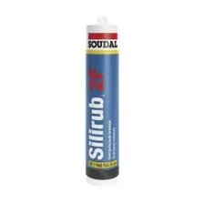 Силикон нейтральный "Soudal" SILIRUB 2 бесцветный 300 мл