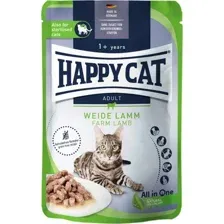 Пресервы Happy Cat Weide Lamm ягненок 20х85 г