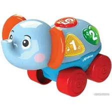 Развивающая игрушка Азбукварик Музыкальная каталочка. Слоненок 2642