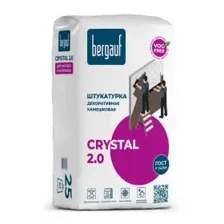 Штукатурка декоративная Bergauf Crystal Камешковая Зерно 2мм (25кг)