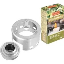 Туристическая плита Coyote С крышкой TBD01878456 (с сухим горючим Boyscout 61621 10шт)