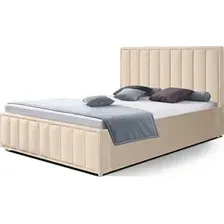 Кровать ФорестДекоГрупп Стелла 2 160x200 с ПМ и бельевым ящиком (Veluta Lux 1)