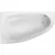 Ванна Cersanit Joanna 150x95 L 63336 (с каркасом, экраном и сифоном Prime черный)