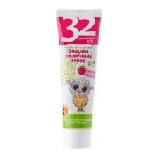 Зубная паста Modum 32 Жемчужины Kids Защита молочных зубов Малина (60г)