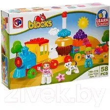 Конструктор Kids Home Toys Сказочный паровоз 4371510