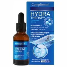 Сыворотка для лица Compliment Hydra Therapy восстанавливающая гидратирующая 25мл