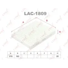 Салонный фильтр LYNXAUTO LAC-1809 FIAT Doblo 01> / Punto 99-12
